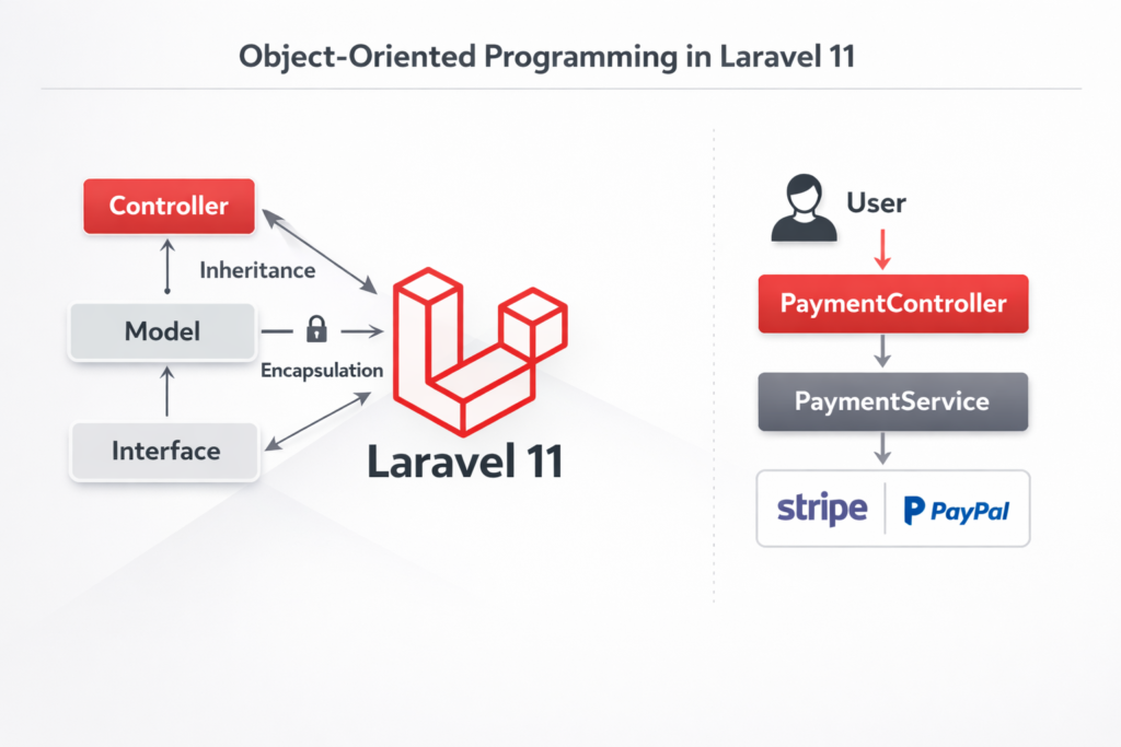 Object-Oriented Programming in Laravel 11.